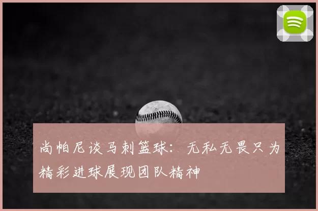 尚帕尼谈马刺篮球：无私无畏只为精彩进球展现团队精神