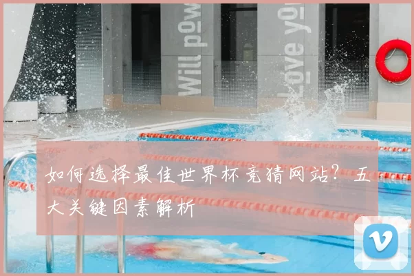 如何选择最佳世界杯竞猜网站？五大关键因素解析